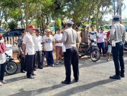 Polisi Mulai Tertibkan Pengendara Tanpa Helm di Kijang, Bintan Timur