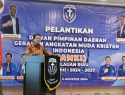 Hadiri Pelantikan DPD GAMKI Kepri, Gubernur Ansar Pesan Jaga Kemajemukan