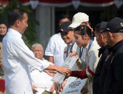 Presiden Jokowi Berikan Apresiasi dan Bonus kepada Atlet Berprestasi Olimpiade Paris 2024