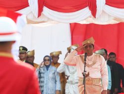 Bupati Roby jadi Inspektur Upacara Peringatan HUT RI ke-79 di Tanjung Uban