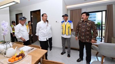 Presiden Jokowi Tinjau Hunian ASN di IKN