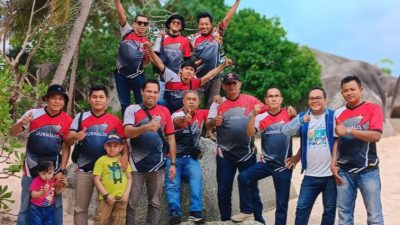 Persatuan Jurnalis Natuna Gelar Kegiatan Family Gathering di Pantai Batu Kasah