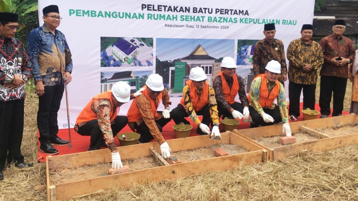 Baznas Kepri Bangun Rumah Sehat Gratis di Tanjungpinang