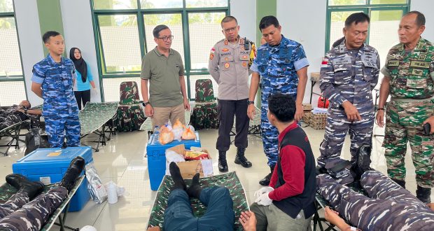 Sekda Natuna Hadiri Bakti Sosial dan Bakti Kesehatan dalam Rangka HUT TNI ke-79