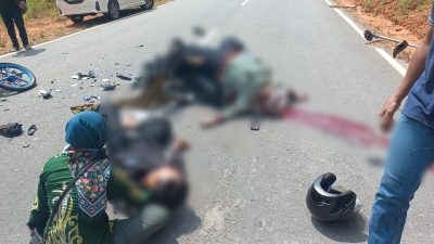 Lakalantas di Jalan Lintas Timur Bintan, Satu Pengendara Motor Tewas