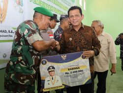 Apresiasi Pengabdian, Pemprov Kepri Berikan Insentif TNI Polri Rp1,9 Miliar