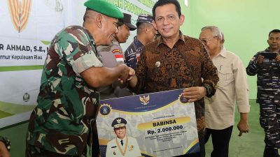 Apresiasi Pengabdian, Pemprov Kepri Berikan Insentif TNI Polri Rp1,9 Miliar