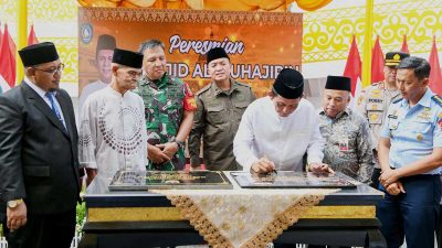 Peresmian Revitalisasi Masjid Al-Muhajirin, Ansar Ajak Masyarakat Manfaatkan dengan Baik