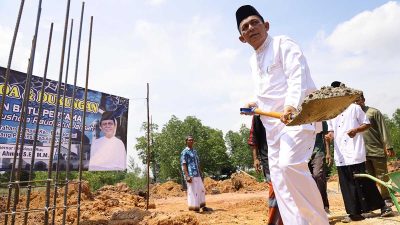 Gubernur Kepri Letakkan Batu Pertama Pembangunan Musholla Raudhatul Jannah