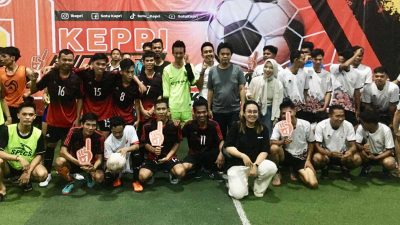 KNPI Tanjungpinang Apresiasi Fun Futsal 1 Kepri, Ajak Pemuda Bersatu Maju