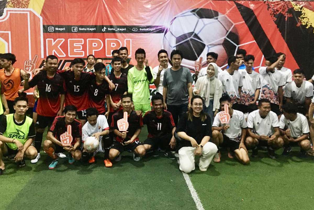 KNPI Tanjungpinang Apresiasi Fun Futsal 1 Kepri, Ajak Pemuda Bersatu Maju