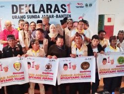 Ratusan Warga Jabar-Banten di Batam Deklarasikan Dukung Asli-Sayang