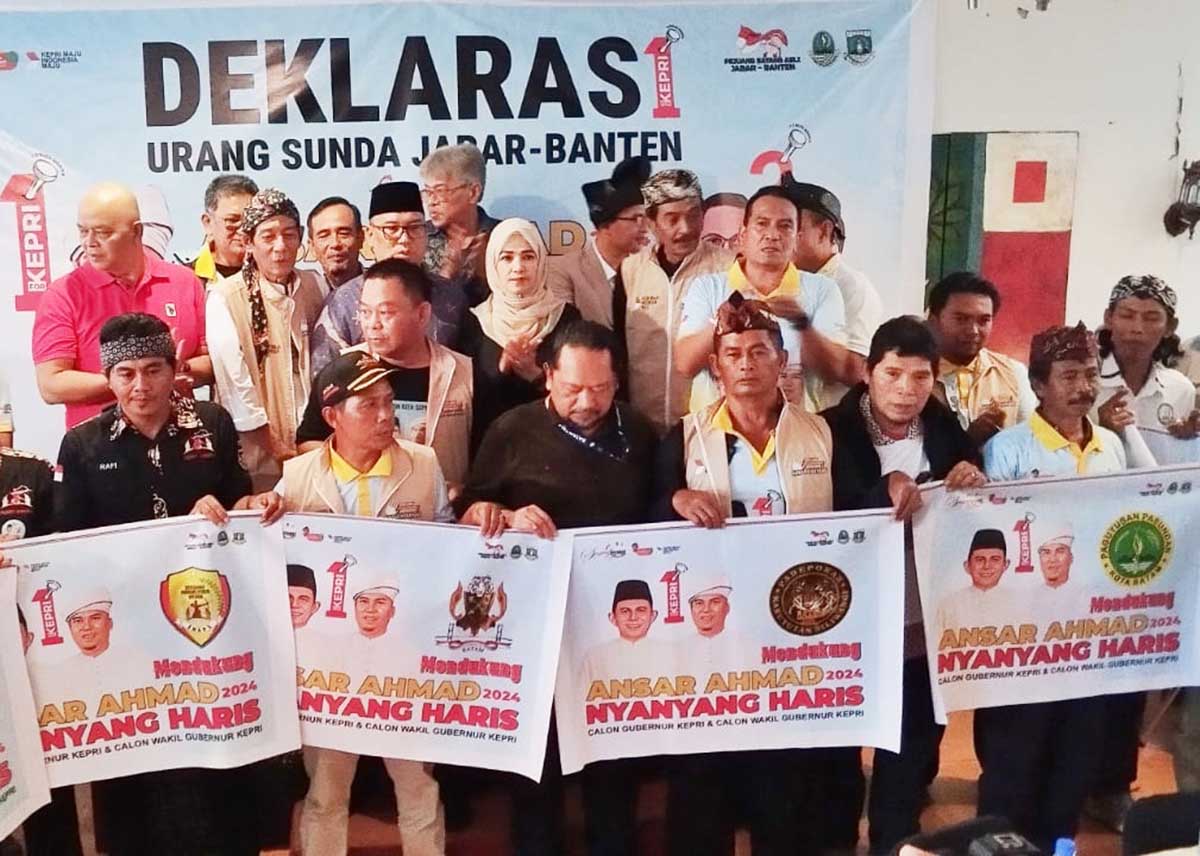 Ratusan Warga Jabar-Banten di Batam Deklarasikan Dukung Asli-Sayang