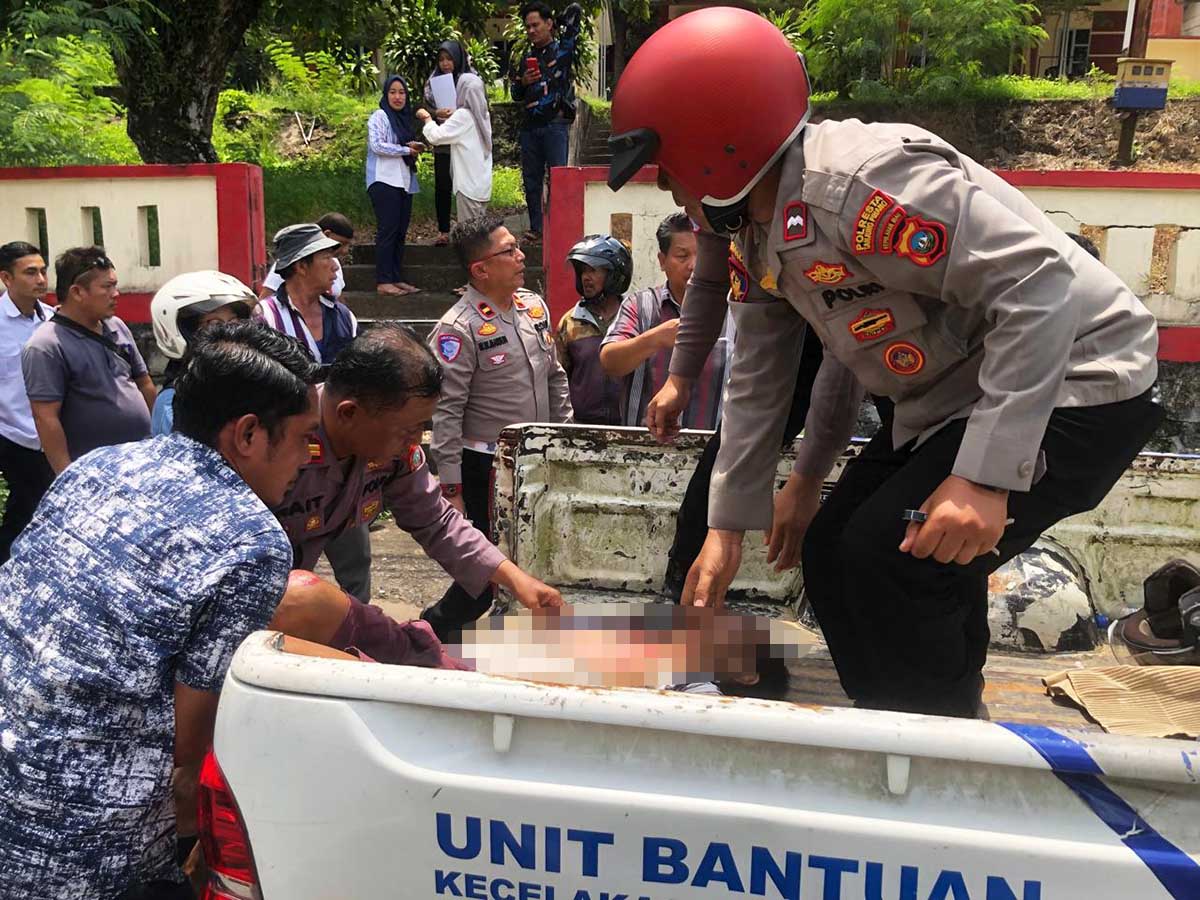 Pengendara Motor Tewas Tertabrak Truk di Tanjungpinang, Polisi Lakukan Penyelidikan