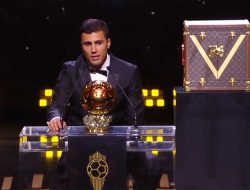 Rodri Sabet Ballon d’Or 2024, Pemain Tengah Terbaik Dunia Kalahkan Vinicius dan Bellingham