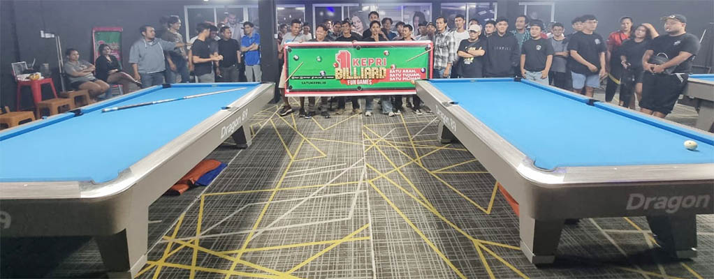 Fun Billiard di Batam, Ajang Kolaborasi Generasi Muda dan Pemimpin Kepri