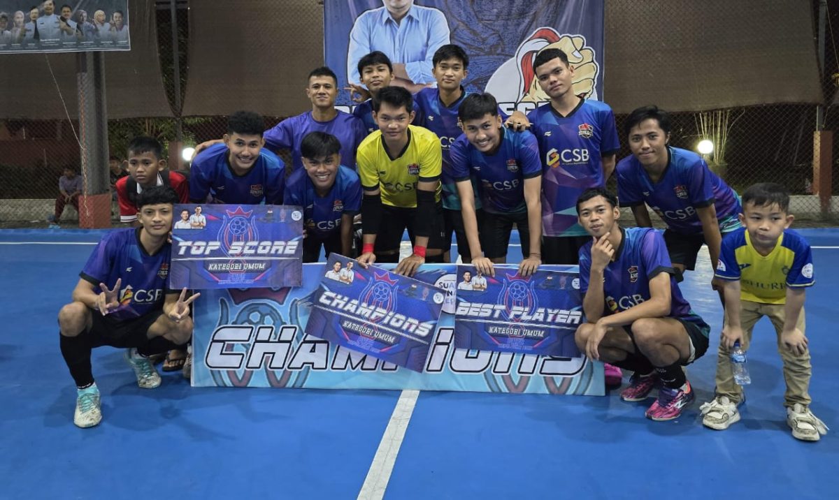 Tim SINERGI Raih Juara Umum Turnamen Futsal Penerus Negeri Kepri