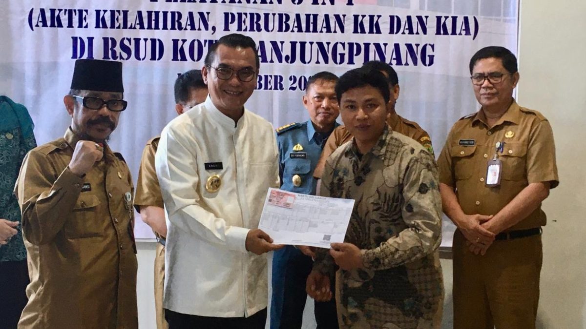 Pemko Tanjungpinang Luncurkan Layanan 3 in 1 Untuk Masyarakat