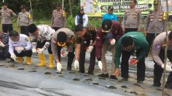 Polresta Tanjungpinang Manfaatkan Lahan Produktif Wujudkan Program Ketahanan Pangan