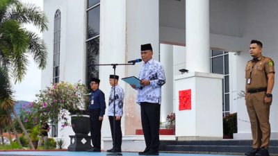 Bupati Natuna Pimpin Apel Pagi Perdana Usai Cuti Pilkada