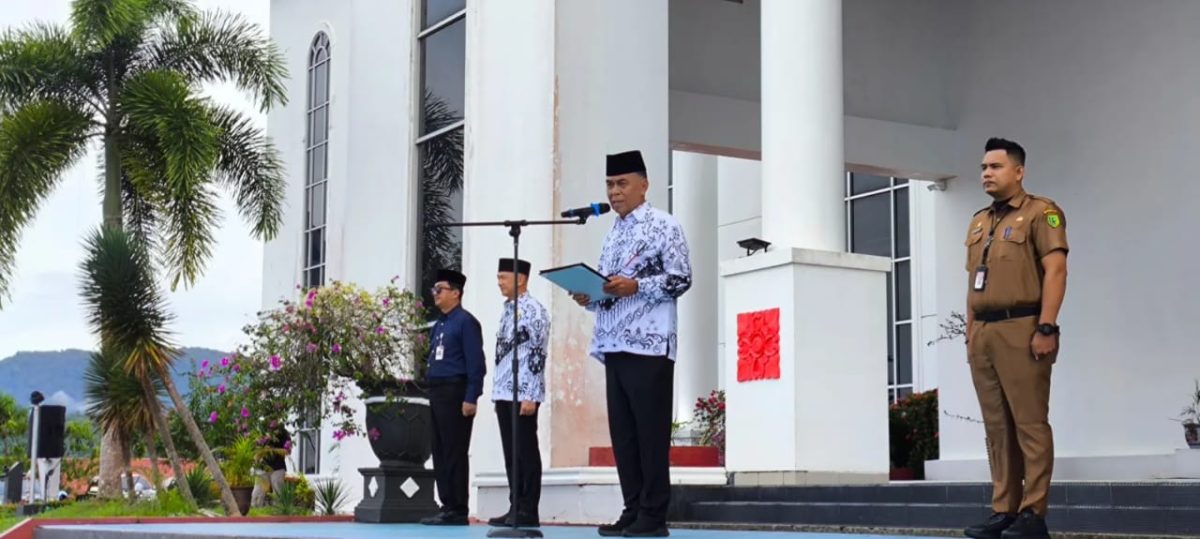 Bupati Natuna Pimpin Apel Pagi Perdana Usai Cuti Pilkada