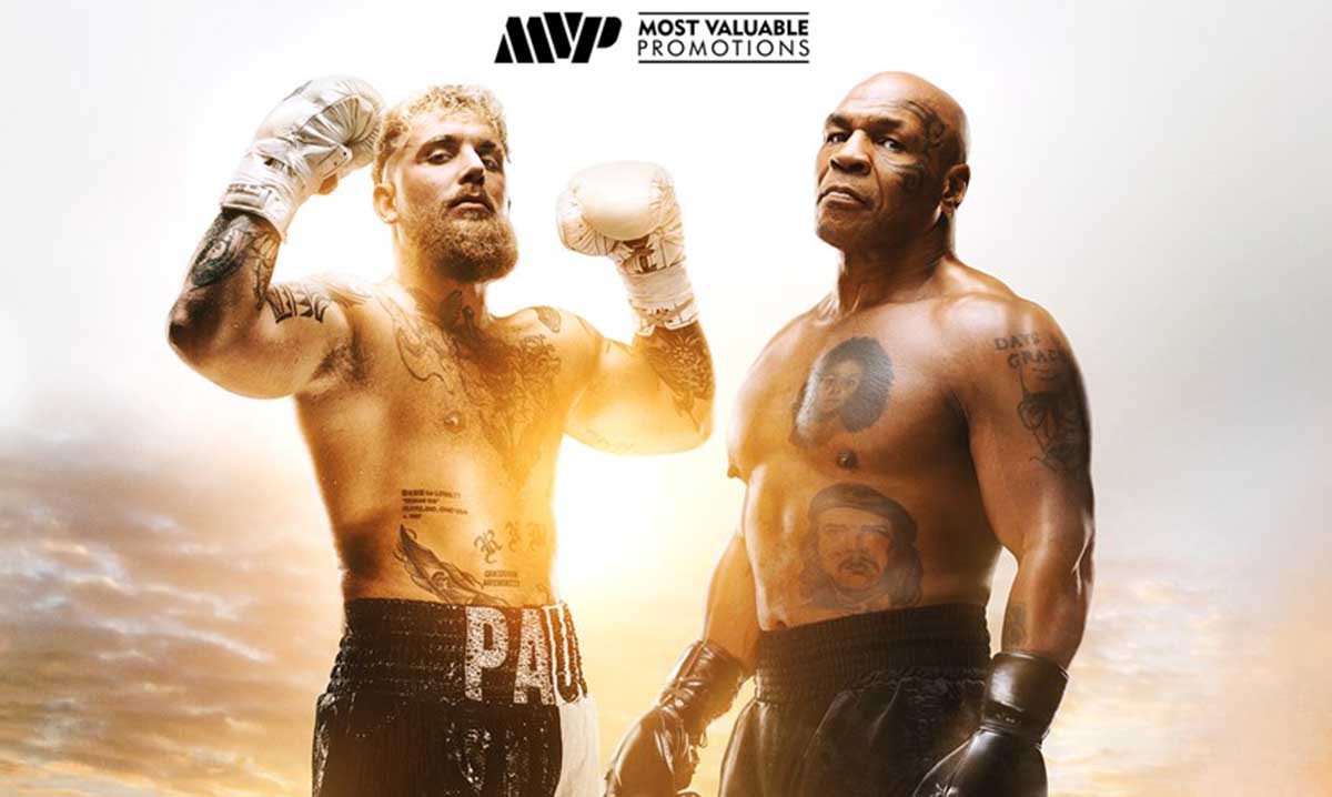 Mike Tyson vs Jake Paul, Pertarungan Epik Dua Generasi di AT&T Stadium