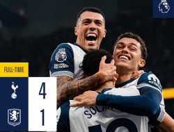 Tottenham Hotspur Sukses Comeback, Hajar Aston Villa 4-1