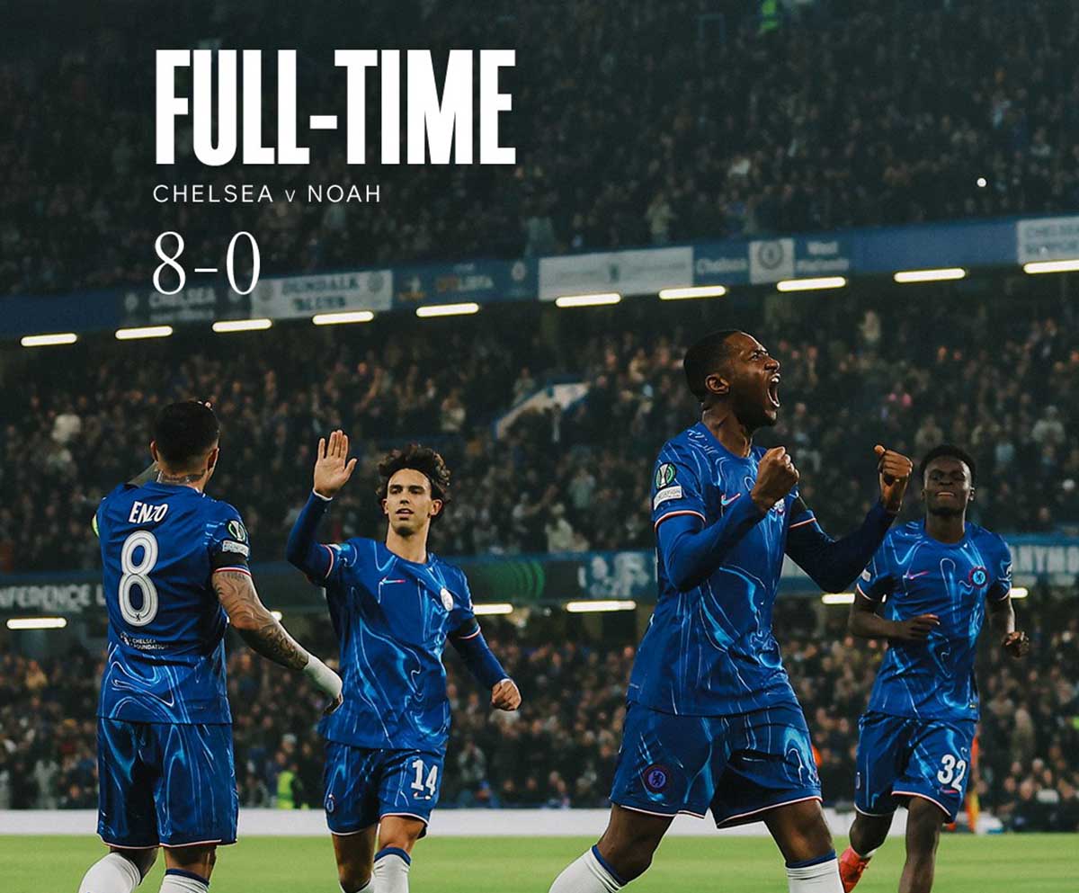 Chelsea Vs FC Noah 8-0, The Blues Pesta Gol di Stamford Bridge