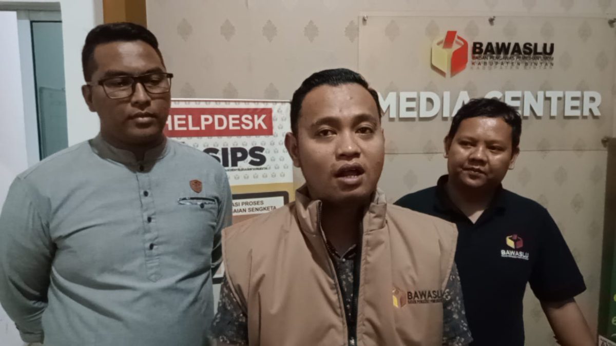 Bawaslu Rekomendasikan Sanksi untuk Pejabat Kesbangpol Bintan