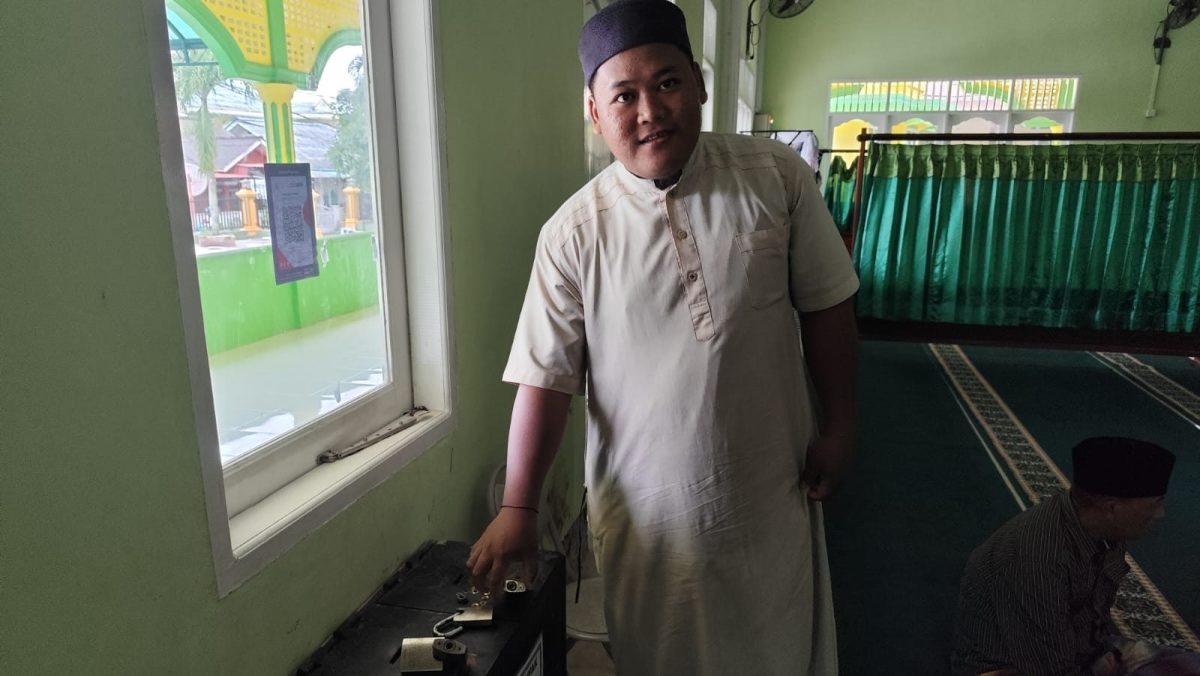 Pencuri Kotak Infak Masjid As-Sakinah Kabur usai Ditangkap Penjaga