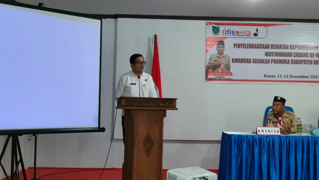 Kwarcab Pramuka Natuna Gelar Muscab Ke-4, Sekda Boy Soroti Pentingnya Pendidikan Karakter