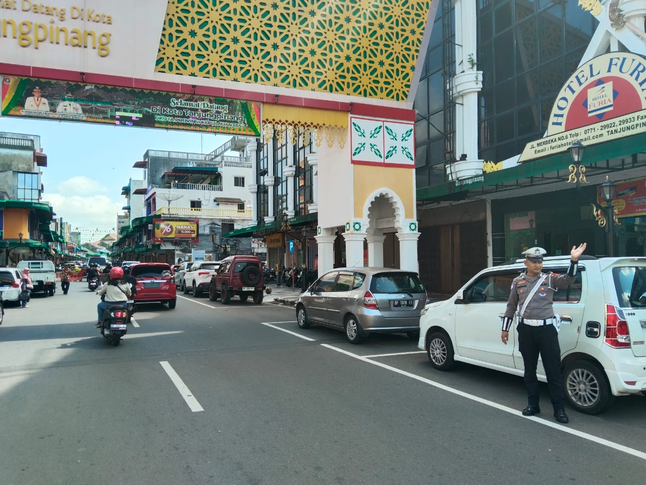 Satlantas Polresta Tanjungpinang Pastikan Kelancaran Lalu Lintas di Masa Libur Nataru