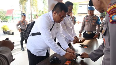 Polresta Tanjungpinang Perketat Pengawasan Senjata Api Anggota