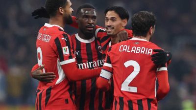 AC Milan Menang Telak 6-1 Atas Sassuolo: Melaju ke Perempat Final Coppa Italia