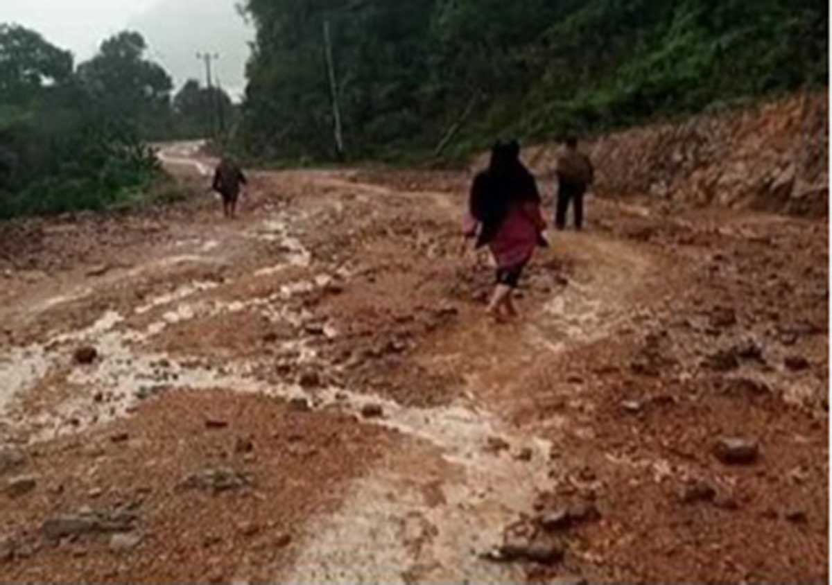 Jalan Dusun Serteh Lingga Tak Kunjung Diperhatikan Pemerintah