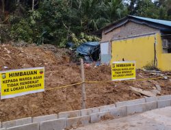 Kondisi Pasca Longsor di Perumahan Batam Terpantau Sepi