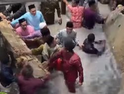 Ruang Tunggu Pelabuhan Ambruk di Lingga, Belasan Warga Alami Luka