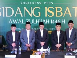 Pemerintah Tetapkan 1 Zulhijah 1446 H Jatuh pada 28 Mei 2025, Iduladha Dirayakan 6 Juni