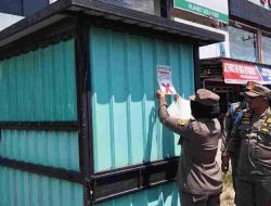 Satpol PP Tanjungpinang Tertibkan Lapak PKL yang Langgar Aturan