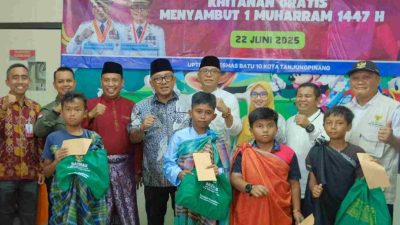Pemko Tanjungpinang Gelar Khitanan Massal Gratis untuk 210 Anak