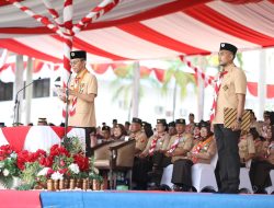Hari Pramuka ke-64 di Batam, Ribuan Anggota Ikuti Upacara di Dataran Engku Putri