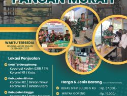 Kodim 0315/Tanjungpinang Bersama Bulog Tanjungpinang Gelar Gerakan Pangan Murah di Tiga Wilayah