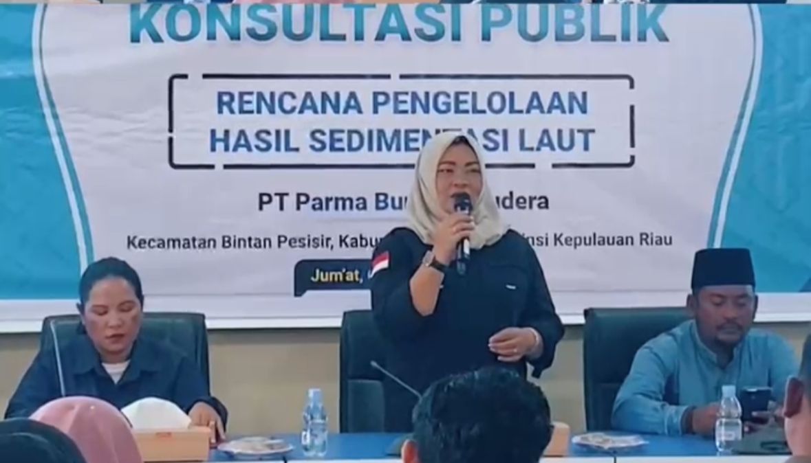 PT. Parma Bumi Samudera menggelar kegiatan konsultasi publik di Desa Numbing, Kecamatan Bintan Pesisir, Kabupaten Bintan, Jum'at (1/8/2025). Foto: Dok PT Parma Bumi Samudera.