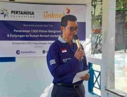 Penanaman 7.500 Mangrove di Pulau Dompak, Bukti Kolaborasi Lintas Sektor