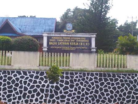 Kantor Balai Latihan Kerja Provinsi Kepulauan Riau. Dok : Istimewa