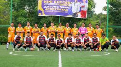 Diskominfo Menang Meyakinkan pada Laga Pembuka Turnamen Mini Soccer HUT Korpri Batam