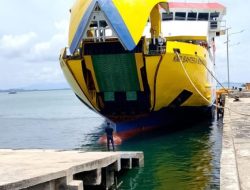 KMP Bahtera Nusantara 01 Buka Rute Baru di Pelabuhan Sedanau, Natuna