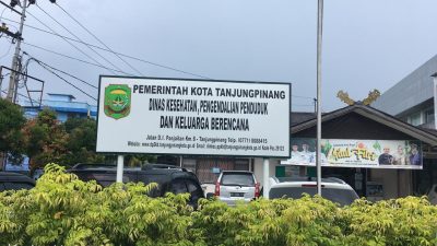 Kantor Dinas Kesehatan, Pengendalian Penduduk dan Keluarga Berencana Kota Tanjungpinang. Dok : Istimewa