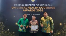 99,01 Persen Warga Bintan Ter-cover BPJS Kesehatan, Bupati Roby Terima UHC Awards Untuk Kedua Kali. Dok : Kominfo Kabupaten Bintan