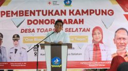 Bupati Bintan Dukung Pembentukan Kampung Donor Darah di Desa Toapaya Selatan. Dok : Kominfo Kabupaten Bintan